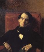 Karl Briullov Portrait of alexander strugovshchikov oil painting on canvas